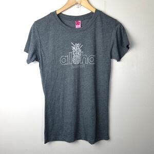 Island Girl Aloha Hawaii Pineapple Vacation IslandLife Graphic Tee Souvenir Gift